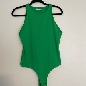 Green Tank Body Suit